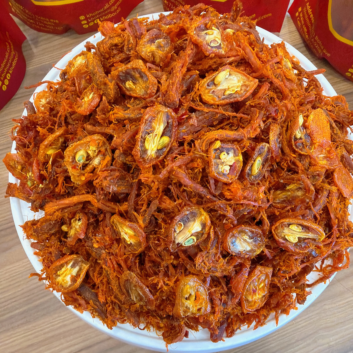 A68: Spicy Lemongrass & Kumquats Beef Jerky - Khô Bò Xả Tắc