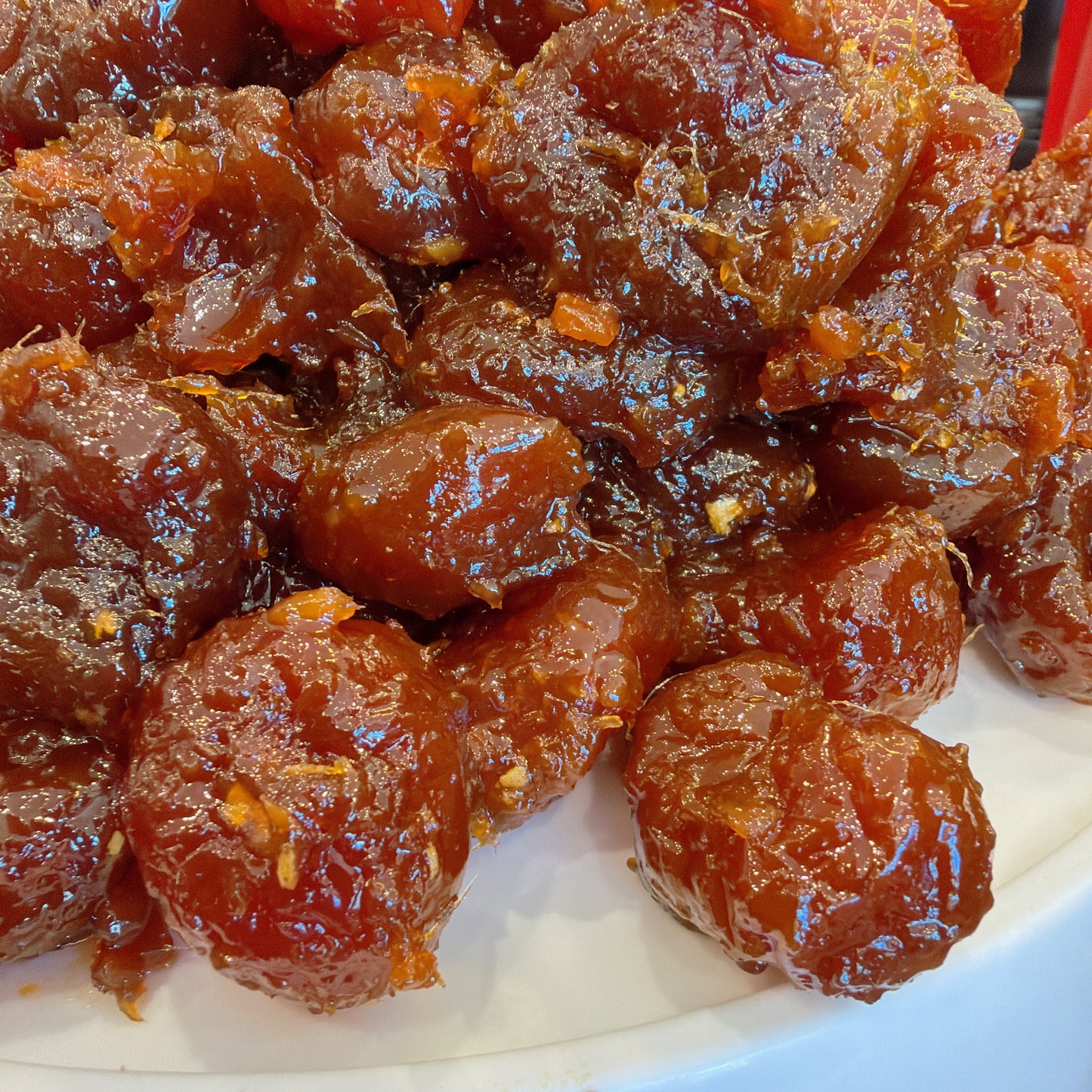 C92:Ginger Plum Sweet & Sour - Mận Xào Gừng Chua Ngọt