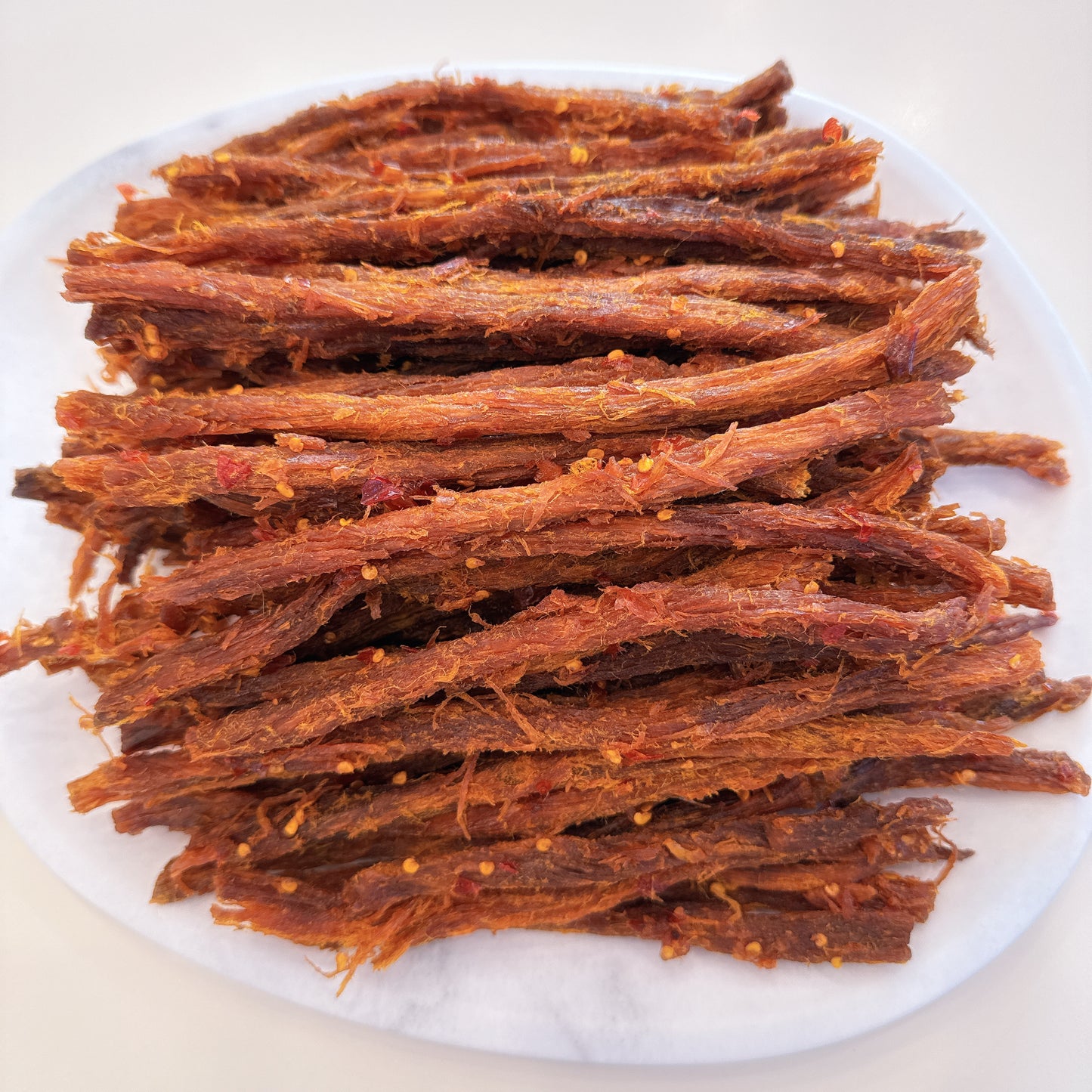 C28:Spicy Garlic Beef Jerky- Khô Bò Cháy Tỏi Cay