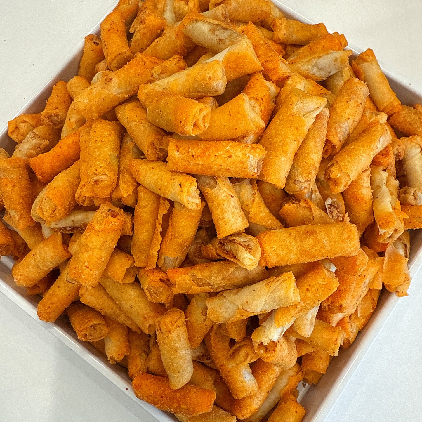 C66-Mini Snack Spicy Shrimp Egg roll - Chả Giò Tôm giòn Cay .