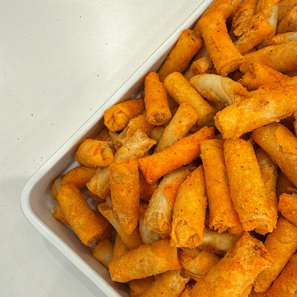 C66-Mini Snack Spicy Shrimp Egg roll - Chả Giò Tôm giòn Cay .