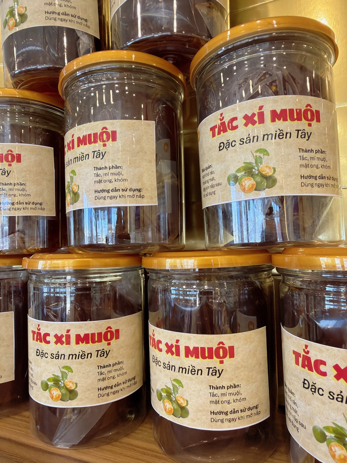 E66 : Kumquat, Plum, and Pineapple Jam- Tắc Xí Muội Mật Ong Khóm