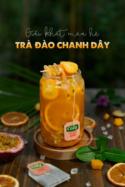 Trà đào chanh dây