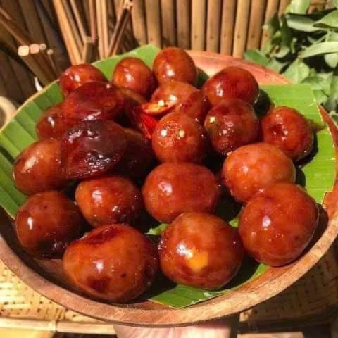 B30:Salted Egg Shrimp Sausage- Lạp Xưởng Hồ Lô Trứng Muối