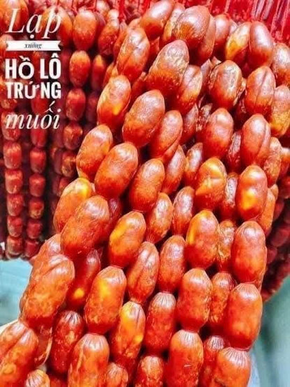 B30:Salted Egg Shrimp Sausage- Lạp Xưởng Hồ Lô Trứng Muối